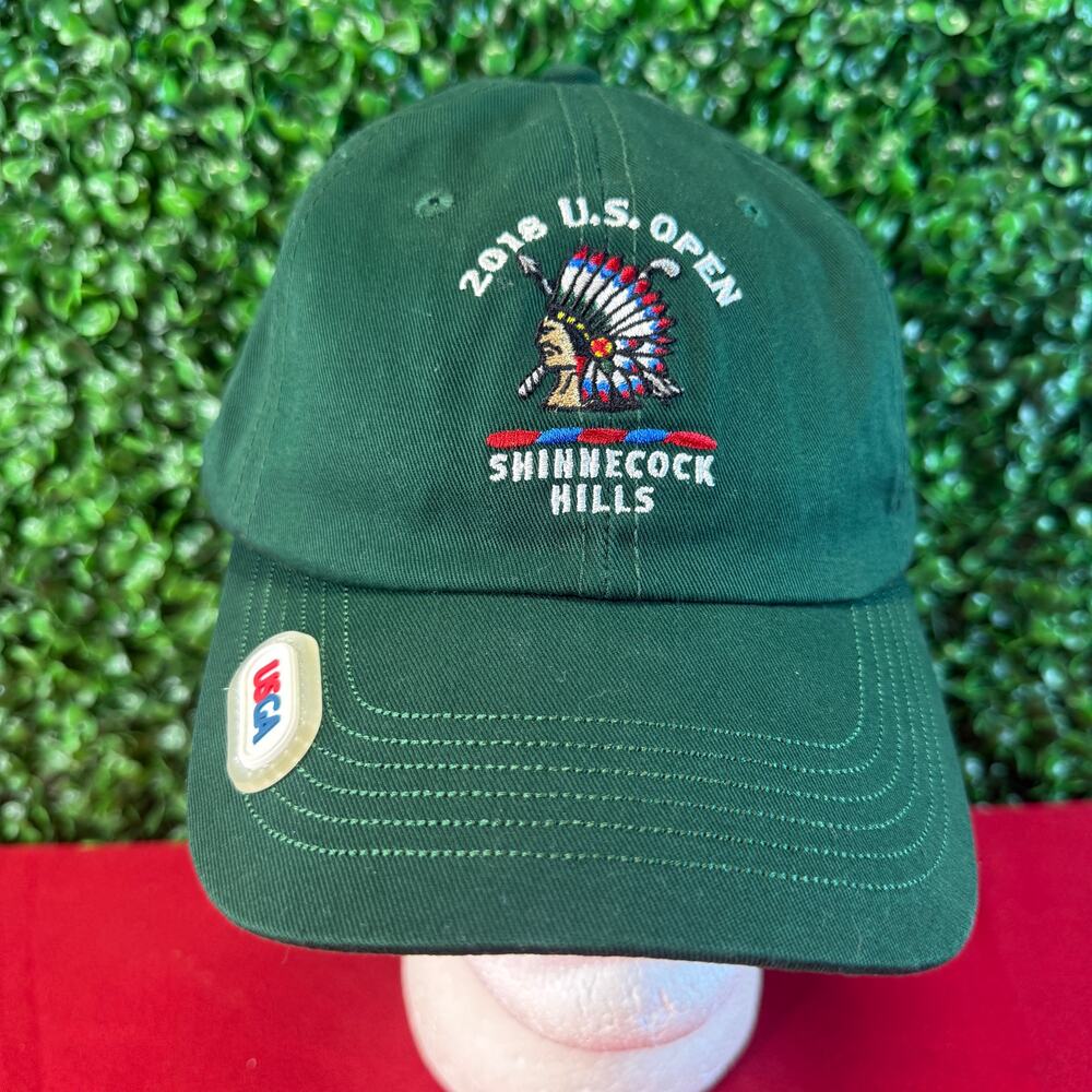 2018 US Open Shinnecock Hills Golf USGA Member Strapback Baseball Hap Green